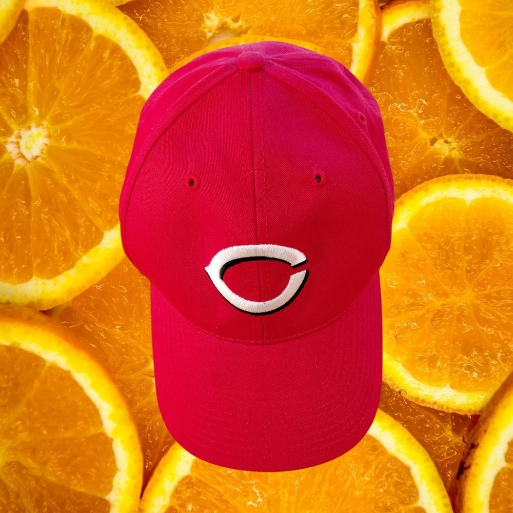 47 Brand Cincinnati Reds MLB Snapback Hat Red Wishbone C Logo Baseball Cap OSFM